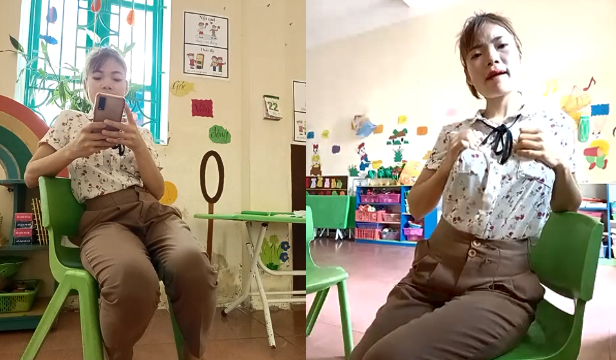 Cô giáo mầm non quay clip thủ dâm trong giờ học 5 - VLXX.AS